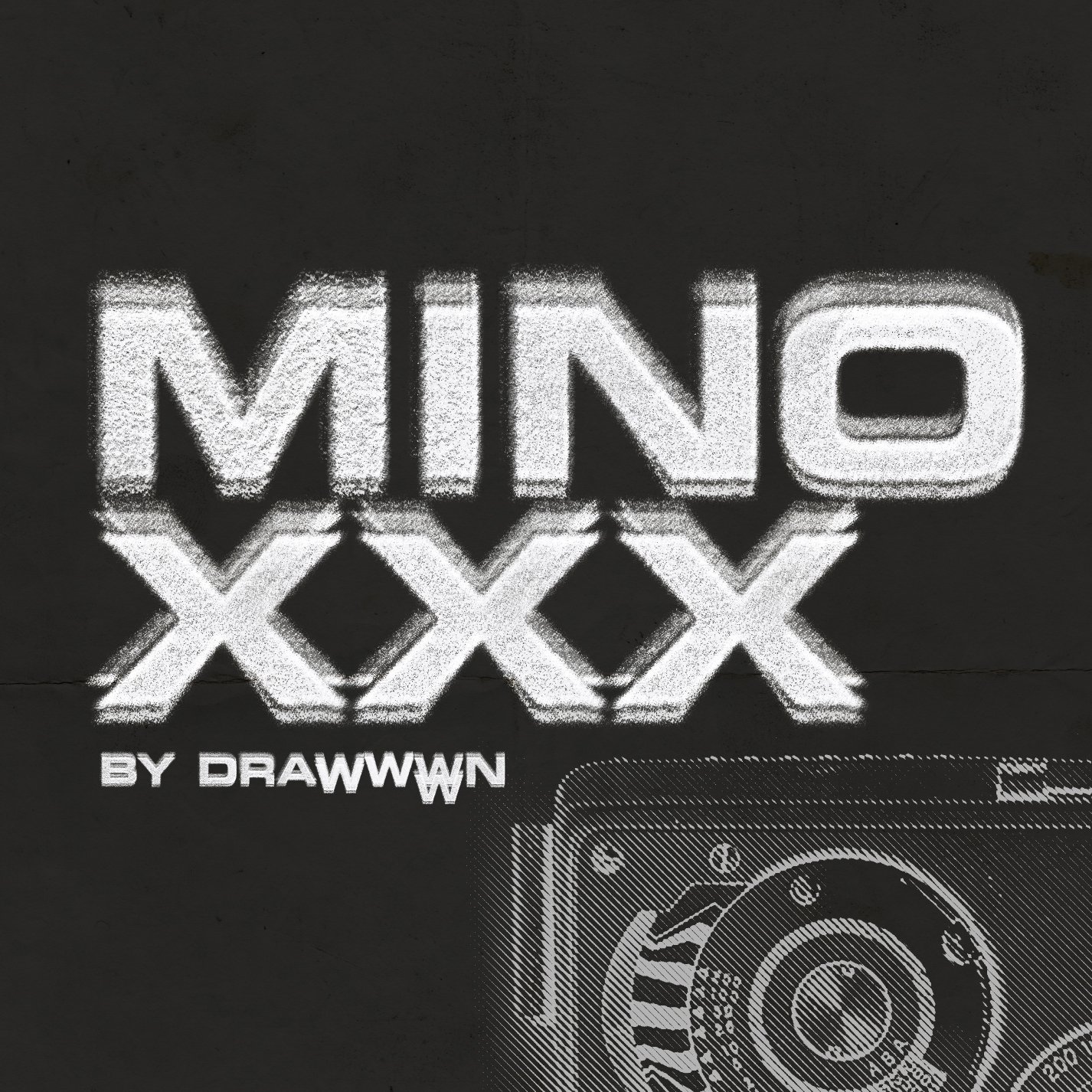 Minoxxx Retro Spy SVG Font — Drawwwn